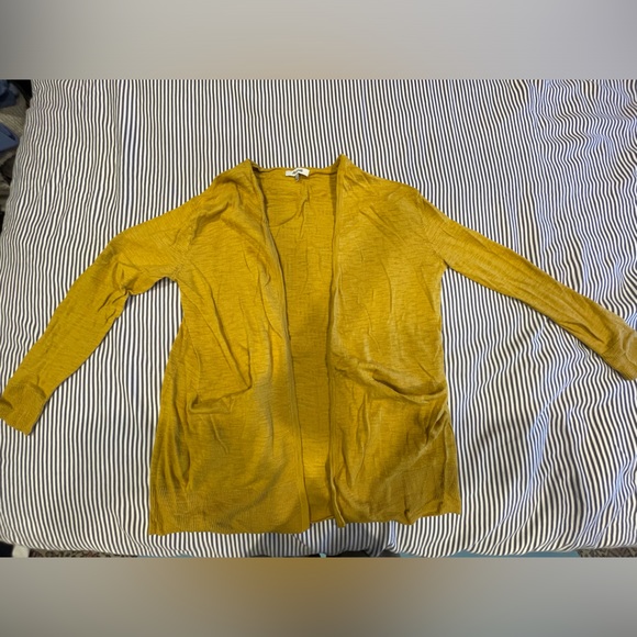 Madewell Light Mustard Cardigan - Picture 1 of 3